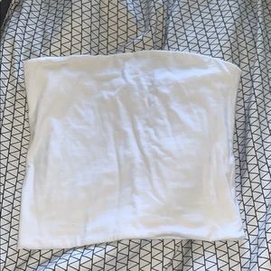 white brandy tube top